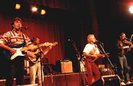 Jed Grimes, Phil Murray, Billy Mitchell and Iain 'Walter' Fairbairn